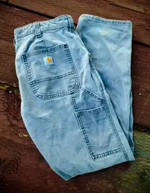 Carhartt Women's Boot Cut Jeans - Light Blue