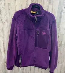 Mountain Hardwear Ladies Purple Polartec High Loft Jacket Size XL