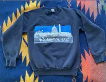 VTG 80’s Washington D.C. Crewneck Pullover Sweater. Medium. USA. Poly/cotton