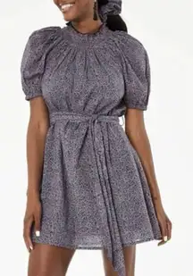 Roller Rabbit Natal Ainsley Floral Puff Sleeve Dress with Tie Women’s Size S