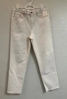 a.n.a Women's 8 High-Rise Straight Leg Jeans Neutral Wash Denim Everyday Casual‎