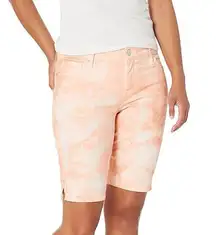 Gloria Vanderbilt Coral Essence Midrise Bermuda Shorts