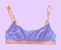 Parade 2-tone purple and peach sporty bralette 🔥