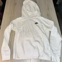Nike White Hoodie Sweatshirt hooded sweater