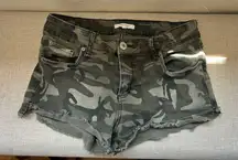 Camo Jean Shorts