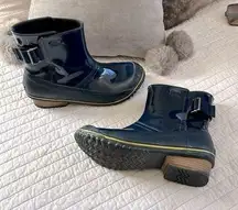 Sorel Navy Blue Slimboot Pull On Glow rain boots NL2155-464 7.5 women’s​