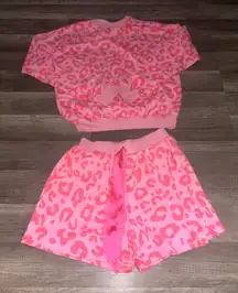 Pink Cheetah Print Set