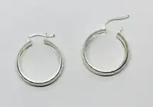 Sterling Silver 925 Women’s Hoop Earrings  ❤️ Aretes Argolla de Mujer 