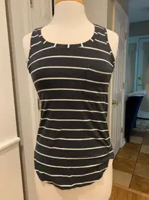 Lululemon Gray And White  Racer Back Tank Top