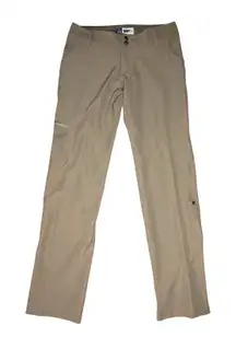 Alpine Design Women's Stretch UPF Protection Water Repellant Pants Khaki‎  2 EUC