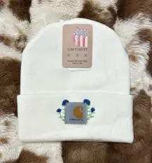 NWT hand embroidered Carhartt beanie 