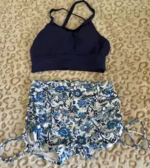 Floral Swim Shorts Set