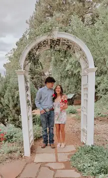 White beaded homecoming dress