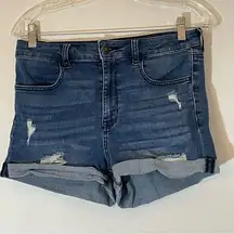 PacSun High Rise Super Stretch Shortie Denim Jean Short Size 29