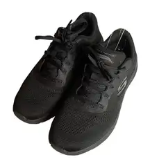 Skechers Women's Size 6.5 Arch Fit 2.0 Big League Sneaker Black Athletic Shoes