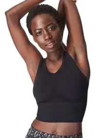 Sweaty Betty black Stamina sports bra. Size Extra Small