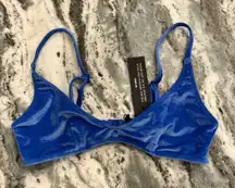 Triangl Bikini Top Blue