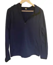 Old Navy medium active 3/4 zip hoodie blue women’s