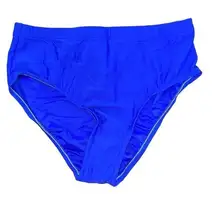 SWIM SOLUTIONS TUMMY CONTROL ROYAL BLUE BRIEF SIZE 14