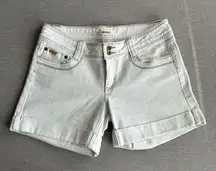 Bongo White Denim Shorts Size 29*