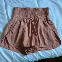 Free People The Way Home Large Peach Shorts