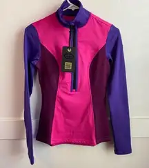 NWT Goldbergh Luxury Sports Pony Pink Disco Pully Long Sleeve