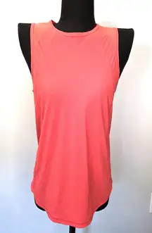 Lululemon Sculpt Tank 4 Womens Highlight Orange Breathable Mesh Running Active