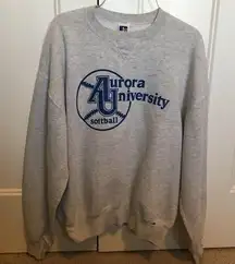 Aurora University Softball sweatshirt size large from the 90’s