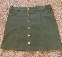 Army Green Skirt