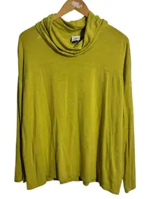Cabi Easy Turtleneck Women S Citron Bright Moss Ease Yellow Modest Career Office