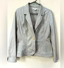 Tan fitted blazer, stretchy, perfect for the office, or a night out with jeans!