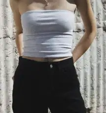 Heathered Gray Tube Top