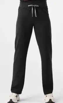 FIGS High Waisted Livingston Basic Scrub Pants Black Size Small