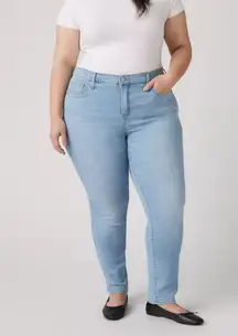 Levi’s Light Blue Denim Jeans 22w shaping skinny 311 stretch NEW baddie