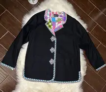 Koos of Course! Reversible blazer sz large