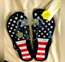 Women’s Capelli American Flag USA Sandals size 11 New with tags