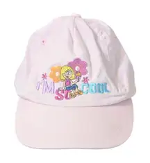 Vintage Disney Store Lizzie McGuire Hat Pink "I'M SO COOL" Embroidered Y2K