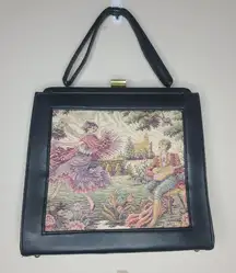 Vintage Soure New York‎ Tapestry Handbag Purse 50s MCM