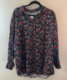 Gap floral maternity blouse