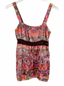 Alice & Trixie Floral Silk Sleeveless Blouse