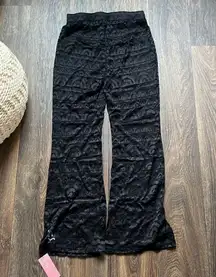 X Vanessa Adventure Lace Cover-Up Flare Pants