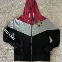 Harry Potter  Adult Size Small “ THE WIZARDING WORLD “  HOGWARTS HOODIE JACKET