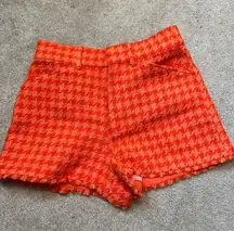 Tweed Plaid Shorts