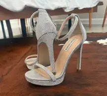 Silver heels