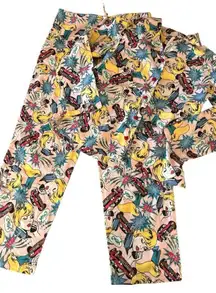 Joe Boxer flannel pop art comic book print pjs Size Small