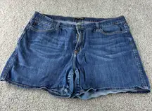 Dear John Denim Shorts Womens Size 33 Blue Jean American Classic High‎ Waisted
