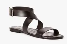 Justfab Soleila Flat Sandal Size 9 New