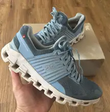 ON CLOUDSWIFT blue athletic training running lace up shoes sneakers