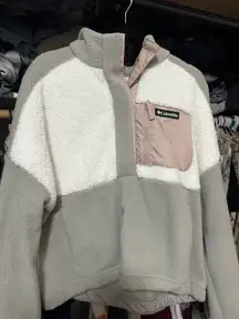 Columbia Fleece Quarter Pullover size XL