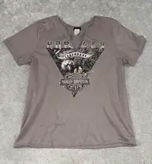 harley davidson v neck women medium shirt‎ Myrtle Beach